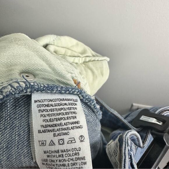 Free People Raw Hem Ankle Skinny Jeans Side Slits Released Hem Size 31 - Picture 8 of 9